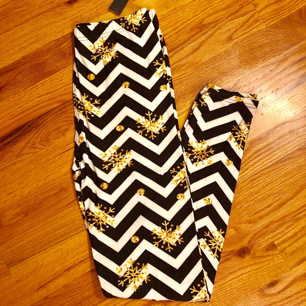 ❄️‼️SALE Gold Snowflake Legging❄️